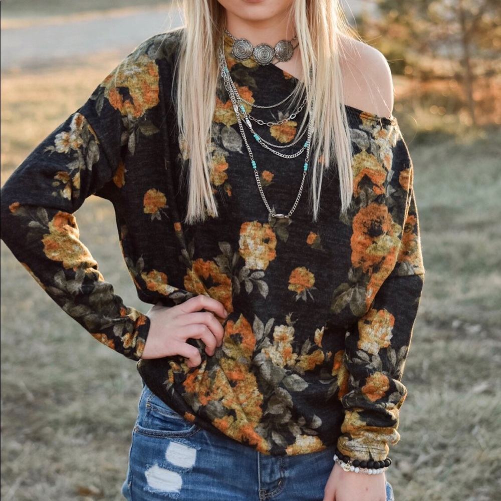 Off-Shoulder Sweater